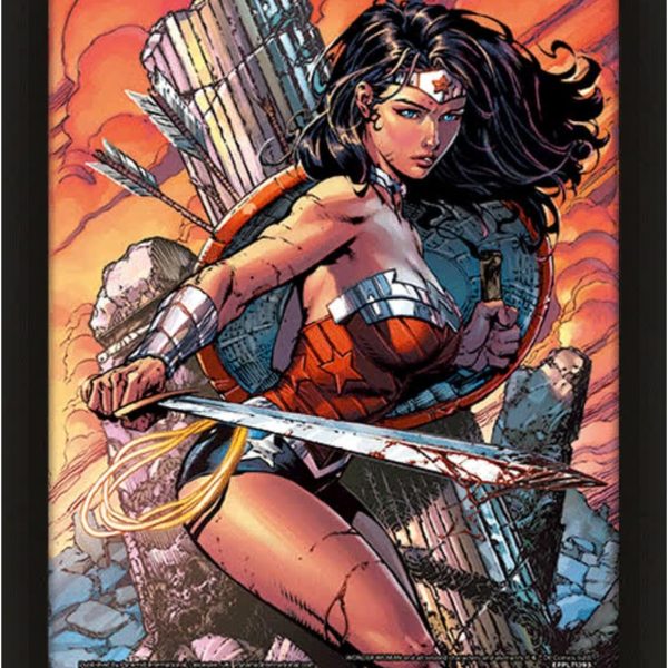 Cadre 3D lenticulaire - Pyramid - Wonder Woman Battle