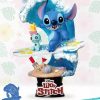 Disney diorama Stitch Surf 15cm